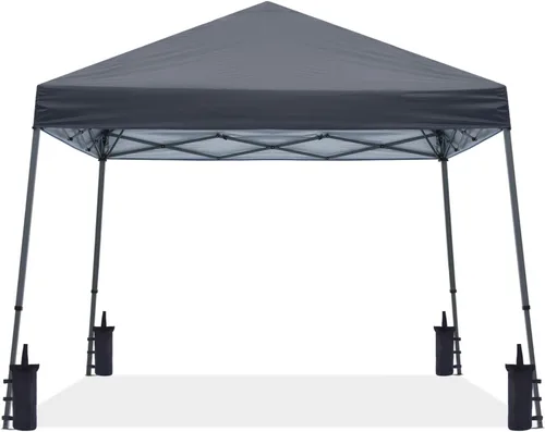Miniatura 16 de ABCCANOPY - Toldo autodesplegable y estable para exteriores, base de 10 x 10 pies, parte superior de 8 x 8 pies, color azul cielo