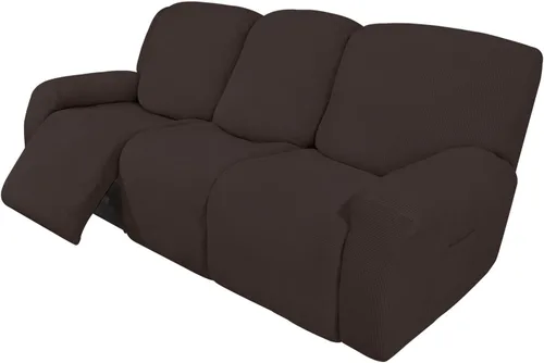 Miniatura 107 de Easy-Going - Funda elástica para sofá reclinable y sofá cama, 6 piezas, protector de muebles, suave, parte inferior elástica, tela jacquard