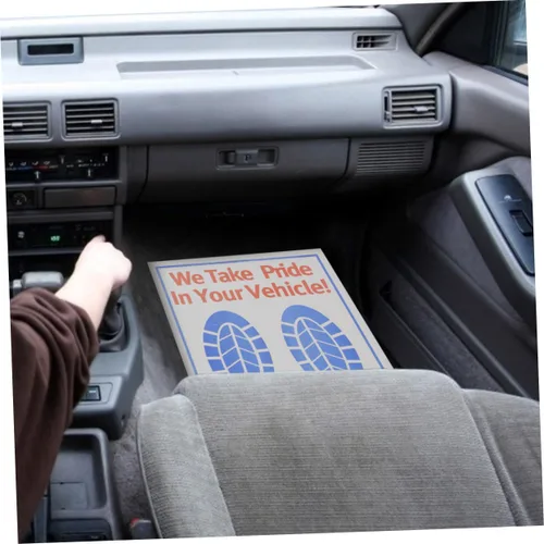 Miniatura 3 de Alfombrillas de piso para automóviles, 80 hojas de papel, fundas desechables antideslizantes de ajuste universal