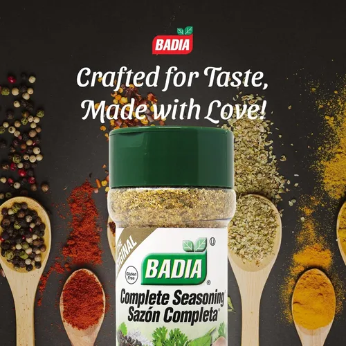 Miniatura 6 de Badia Condimento Completo 9 oz – Mezcla de Especias Multiusos de Ajo, Cebolla, Sal, Pimienta, Hierbas y Especias - Mezcla Firmada Sabrosa