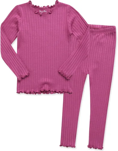 VAENAIT BABY - Pijama unisex para niños y niñas de 6 meses a 12 años, suave y cómoda, de modal Tencel, ropa de dormir fruncida, conjunto de 2 o 4