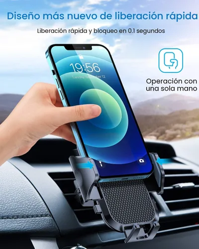 Miniatura 8 de andobil 2026 Soporte para teléfono de coche mejorado para ranura, clip de metal resistente militar para ventilación de teléfono para su automóvil
