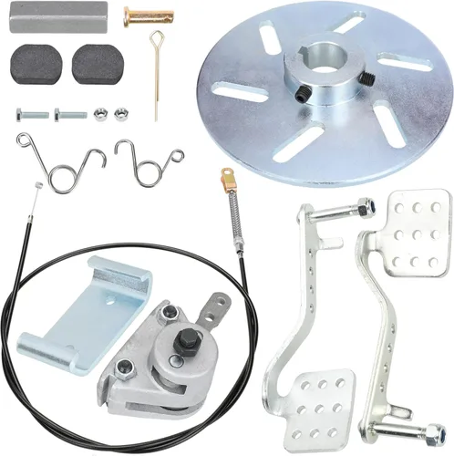 Miniatura 10 de GREHUA Kit de Frenos para Go Kart Compatible con Yerf-Dog Manco 9598 9597 ASW Bristers Airheart MB-1, Pinza de Freno de Disco Mecánica con Soporte