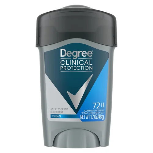 Miniatura 5 de Degree Clinical Protection Desodorante antitranspirante 72 horas de protección contra el sudor y el olor, unisex, en barra, aroma fresco