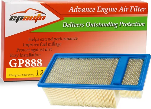 EPAuto GP888 (CA10888) Filtro de aire de motor diésel compatible con Ford F-250 Super Duty, F-350 Super Duty (2011-2016)
