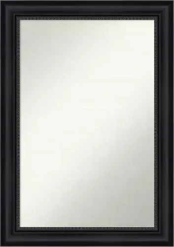 Miniatura 282 de Amanti Art Espejo personalizado, espejo de baño negro Astor, espejo de pared o espejo de tocador de baño sobre el fregadero (25 x 25 pulgadas)