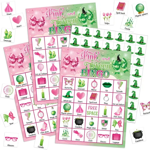 Miniatura 14 de Shappy 35 tarjetas de juego de bingo para acampar con 24 jugadores, juegos de aventura y fiesta, bosque, selva, tarjetas de bingo para actividades