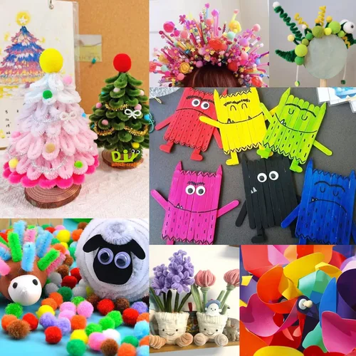 Miniatura 5 de FunzBo suministros de arte y manualidades para niños – Kit de suministros de arte para manualidades para niños de 4 5 6 7 8 9 – todo en uno D.I.Y.