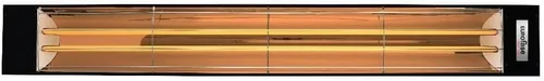 Eurofase Heating Calentador eléctrico de doble elemento infrarrojo de 6000 vatios-Voltaje 240-Acabado Negro-Sin Fascia Decorativa Fascia