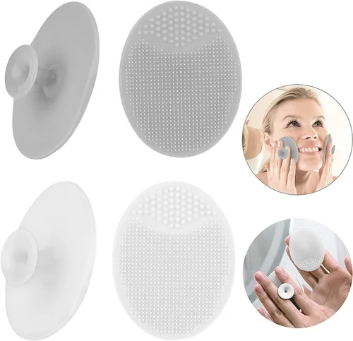 Exfoliante facial de silicona, almohadillas de limpieza facial de precisión, almohadilla de limpieza de poros de precisión, cepillo para eliminar