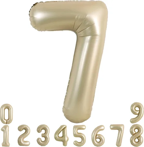 Miniatura 133 de TONIFUL 40 Inch Pastel Blue Number 8 Foil Balloons Large Mylar Foil Digital 8 Balloons for 8th Birthday, Gender Neutral Party, Baby Shower, Oro rosa
