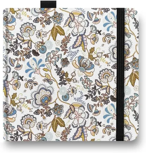 Miniatura 11 de 5x5 Prácticos Cuadernos de Bocetos de Acuarela de Tela de Mano Hechos a Mano con Tapa Dura de Tela de Costura de Viaje Papel de Acuarela Bola de ojo