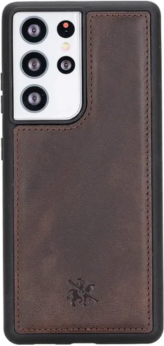 Miniatura 261 de Venito Lucca - Funda de piel compatible con Samsung Galaxy Note 10 (6,3 pulgadas), extra segura, con cubierta trasera acolchada, cocodrilo negro