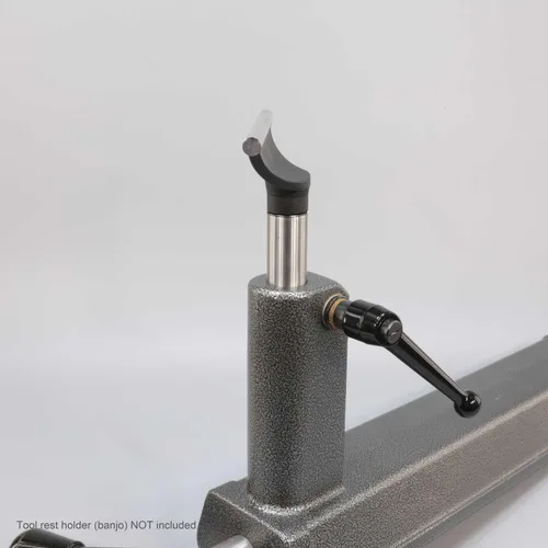 Miniatura 6 de Hurricane Turning Tools, Soporte para herramientas de 6 pulgadas con varilla de acero endurecido para torno de madera, poste de 1 pulgada