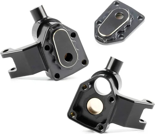 Miniatura 7 de UTB18 Carcasa de eje de peso de contador de latón Revestimiento negro para Axial RC Crawler 1/18 UTB18 Capra Unlimited Trail Buggy RTR Pieza de E