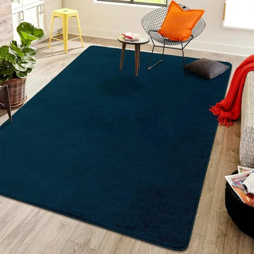 Miniatura 27 de Softlife Alfombra verde de 2 x 6 pies para dormitorio, sala de estar, lavable, suave, esponjosa, alfombra de pasillo antideslizante, alfombra