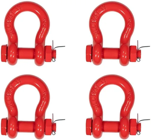 Miniatura 30 de Mytee Products - Grillete de anclaje forjado de 5/8" de acero al carbono con tornillo de aleación, 3.25 toneladas (6,500 libras) de capacidad de 20