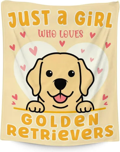 Miniatura 27 de Golden Retriever - Manta de regalo – 30 x 40 pulgadas, bonita manta de perro para amantes de los perros, niños, niños y niñas, mantas suaves