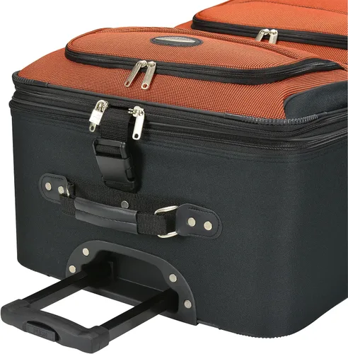 Miniatura 4 de Travel Select Amsterdam - Equipaje vertical y expandible con ruedas Naranja Checked-Large 29-Inch