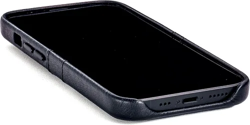 Miniatura 7 de Dockem Funda tipo cartera para iPhone 13 con placa de metal integrada para montaje magnético y 2 bolsillos para tarjetas de crédito: Exec M2, piel