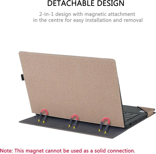 Miniatura 4 de Funda para portátil HP Envy x360 2 en 1 14-FA 14z-FA y 14-fc 14t-fc y para HP Spectre x360 14-EU 14t-EU, funda protectora de piel sintética