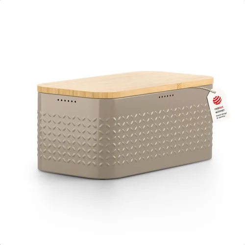 Miniatura 15 de LARS NYSØM Panera I Caja de pan de metal para una frescura duradera con almohadillas antideslizantes I Papelera para productos horneados con tapa