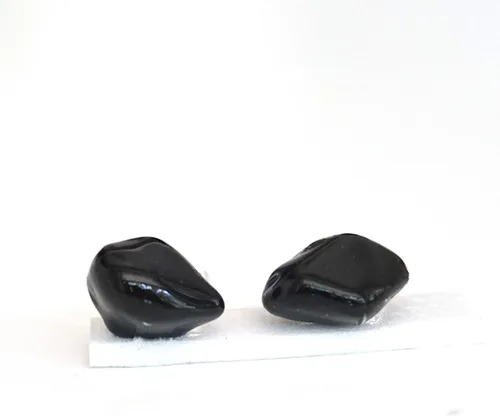Miniatura 38 de Pendientes de tuerca de cristal de piedra natal aleternativa para mujer y hombre