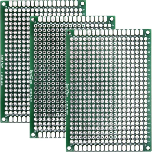 Miniatura 4 de Eagles 10 piezas de placa PCB de doble cara de 2.0 x 2.8 in, prototipo estañado DIY universal FR4 circuito impreso PCB placa protoboard PCB kit PCB