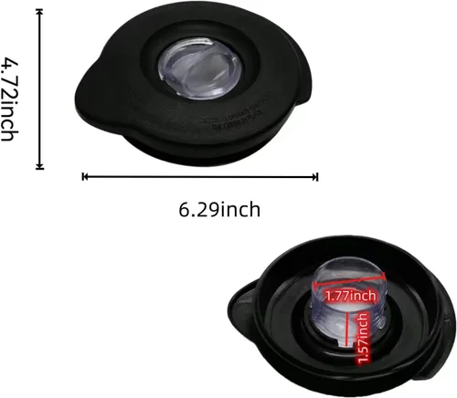 Miniatura 3 de Repuesto 124461-000-000 178891-000-000 Tapa de licuadoras para licuadoras de vidrio Os-ter Pro 1200 6 tazas