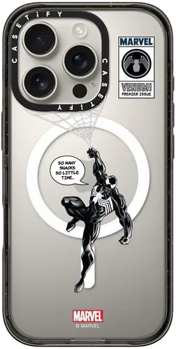 Miniatura 3 de CASETiFY Funda Impact para iPhone 16 Pro [Colaboración Spider-Man / Protección contra caídas de 2.5 metros / Compatible con Magsafe] - Colgante