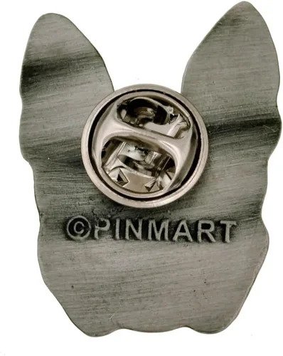 Miniatura 6 de PinMart Pin de solapa plateado para amantes de los perros de raza de perro