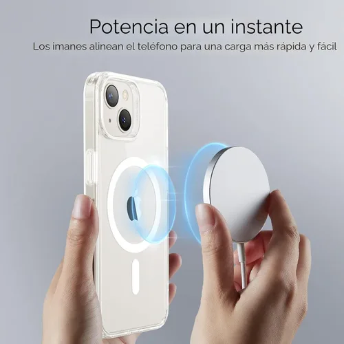 Miniatura 3 de ESR Funda para iPhone 14/iPhone 13, Compatible con MagSafe, Funda Magnética Híbrida Clásica para Teléfono Móvil iPhone 14/13, Estándar Militar
