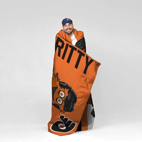 Miniatura 22 de Sleep Squad Anaheim Ducks Wild Wing Mascot - Manta de felpa Raschel de 60 x 80 pulgadas, una manta de mascota de la NHL