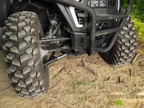 Miniatura 5 de SuperATV Brazos A inferiores de alta holgura para Polaris RZR Trail 900 2021+ Compatible con neumáticos de hasta 26 pulgadas Añade espacio libre