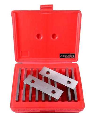 Miniatura 13 de Accusize Industrial Tools 1/8 '' de grosor 10 pares de juegos paralelos de precisión, 3 '' de longitud, EG10-1403