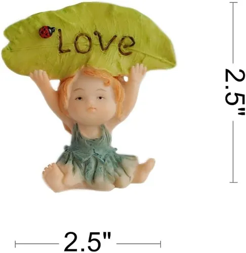 Miniatura 2 de Figura de hadas de jardín en miniatura, hada del amor