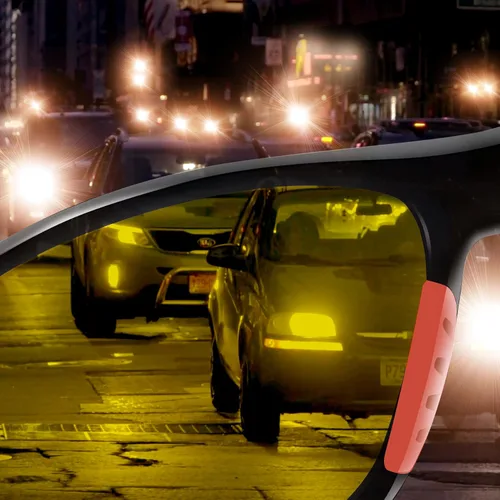 Miniatura 7 de BLUPOND Gafas de Conducción Día/Noche - Chopper - Visión Más Clara para Conducir Nocturna en Motocicleta, Correr, Ciclismo - TAC Antirreflejos
