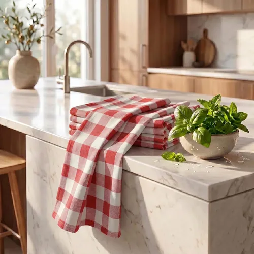 Miniatura 154 de Urban Villa Toallas de cocina 100% algodón para cocina (juego de 6) 20"x30" toallas de cocina altamente absorbentes, juego de ropa de cocina