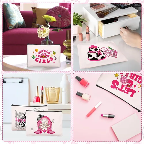 Miniatura 3 de Decoraciones de fiesta, bolsas de maquillaje, bolsas de regalo de despedida de soltera, decoraciones de fiesta, regalo, lona, cosméticos, viajes