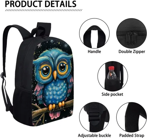 Miniatura 193 de HUGS IDEA Los animales frescos 3D niños escuela libro bolsa niños impresión mochilas, Baloncesto, Moderno