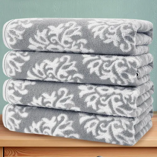 Miniatura 26 de Paños de lavado de algodón para ducha (6 piezas, 13 x 13 pulgadas), de secado rápido, gruesos, absorbentes, toallas faciales suaves para baño, juego