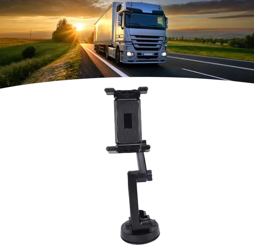 Miniatura 6 de ASHATA Soporte de teléfono para camión, brazo largo de 16.9 pulgadas de largo, rotación de 360 grados, antideslizante, fuerte ventosa, con goma