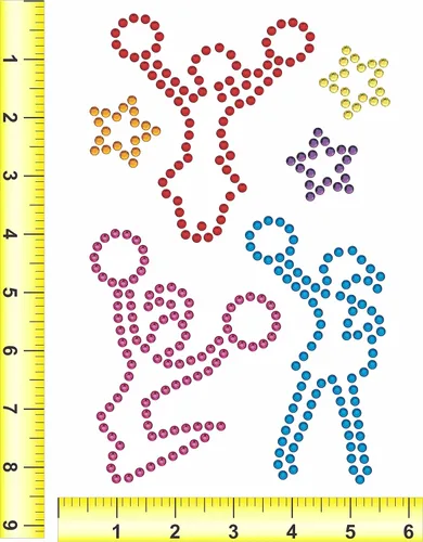 Miniatura 3 de Juego de plantillas magnéticas de diamantes de imitación - Líderes de animación