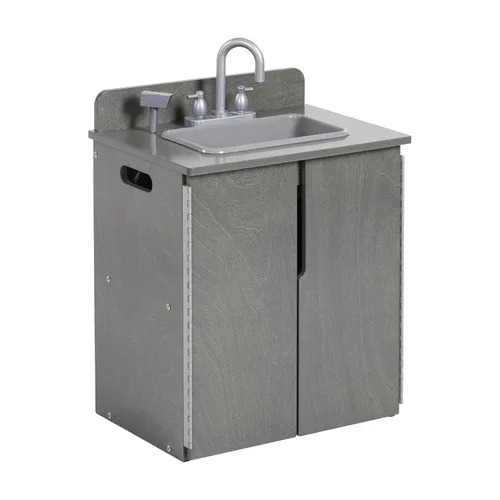 Miniatura 13 de ECR4Kids Fregadero de Cocina de Juguete, Juego de Madera, Natural
