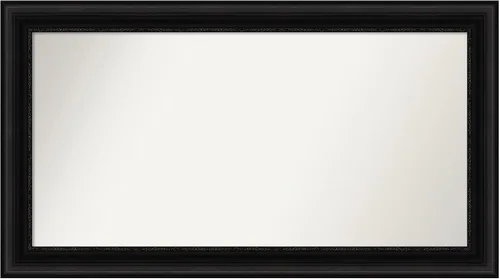 Miniatura 437 de Amanti Art Espejo personalizado, espejo de baño negro puente, espejo de pared o espejo de tocador de baño sobre el fregadero (26 x 26 pulgadas)