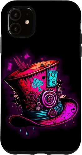 Miniatura 8 de Funda para iPhone 12/12 Pro We're All Mad Here Pink Steampunk Alicia en el país de las maravillas
