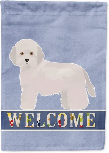 Miniatura 139 de Caroline's Treasures CK3647CHF - Bandera de bienvenida con diseño de bulldog francés, manga grande, para porche, para colgar en la pared, poliéster