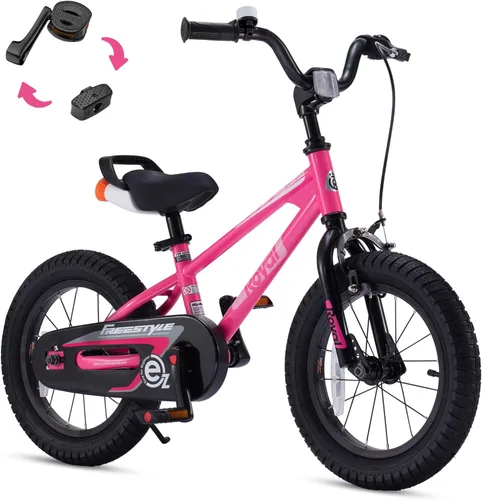 Miniatura 32 de RoyalBaby EZ Kids Bike 12 14 16 18 20 Inch Balance Pedal 2-in-1 Training Bicycle Boys Girls Ages 3 to 12 Years Easy Learn for Beginners