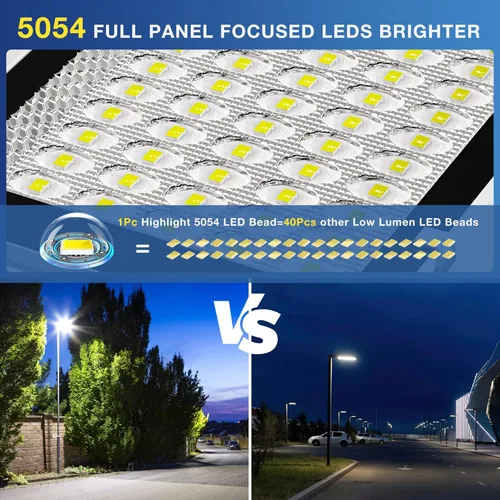 Miniatura 3 de OKPRO Luz solar de calle de 10000 W, cuentas LED superbrillantes, luces solares para exteriores, impermeable, IP66, luz de estacionamiento
