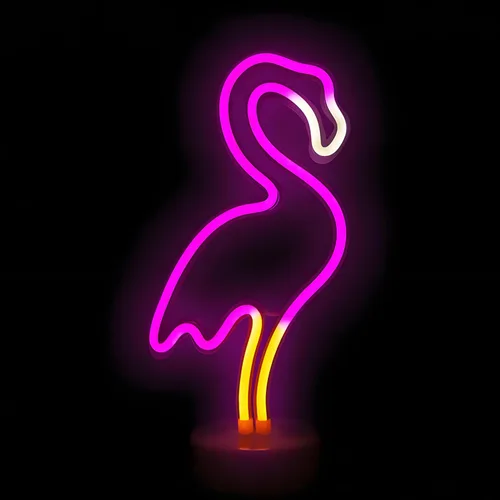 Miniatura 10 de ENUOLI Luces de Letreros LED de Neón con Forma de Trébol Verde, Luz Nocturna de Neón Alimentada por USB y Batería, Lámpara Nocturna, Mejores Luces